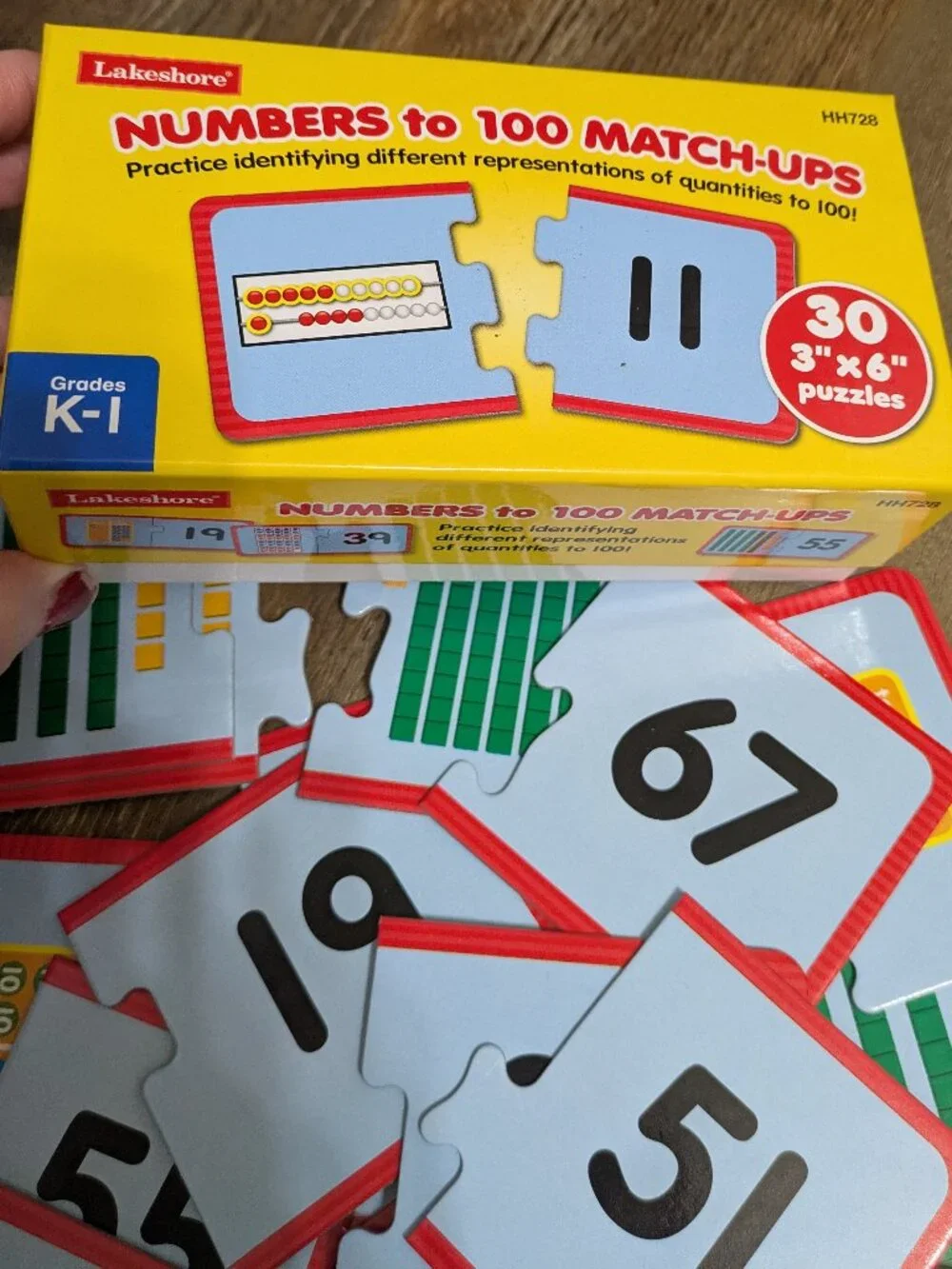 Lakeshore Learning Numbers to 100 Match-Ups Puzzles